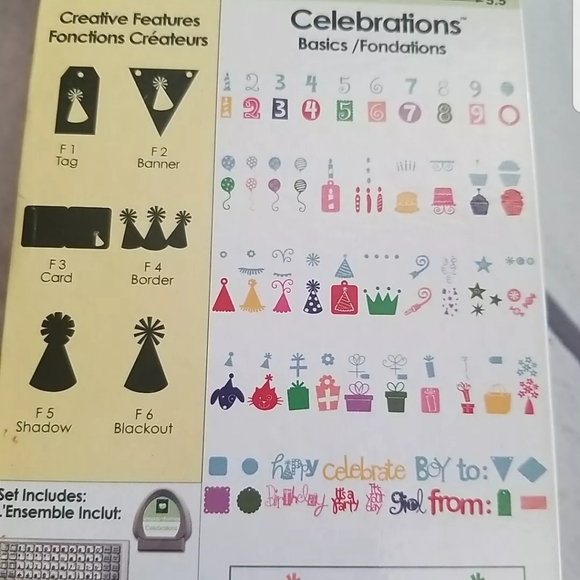 Lot of 3 Cricut Cartridges New Arrival Formal Occasion Celebration complete - Picture 3 of 8